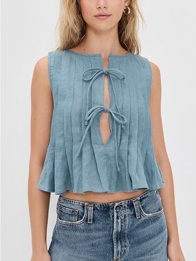 Vrg Grl Valeria Linen Top